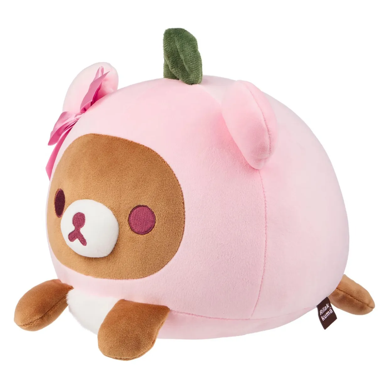 chairoikoguma_sanx_original_cherry_mochi_cushion_plush__pink_5.webp Rilakkuma Chairoikoguma San-X Original Cherry Mochi Cushion Plush - Pink | Rilakkuma | Plush