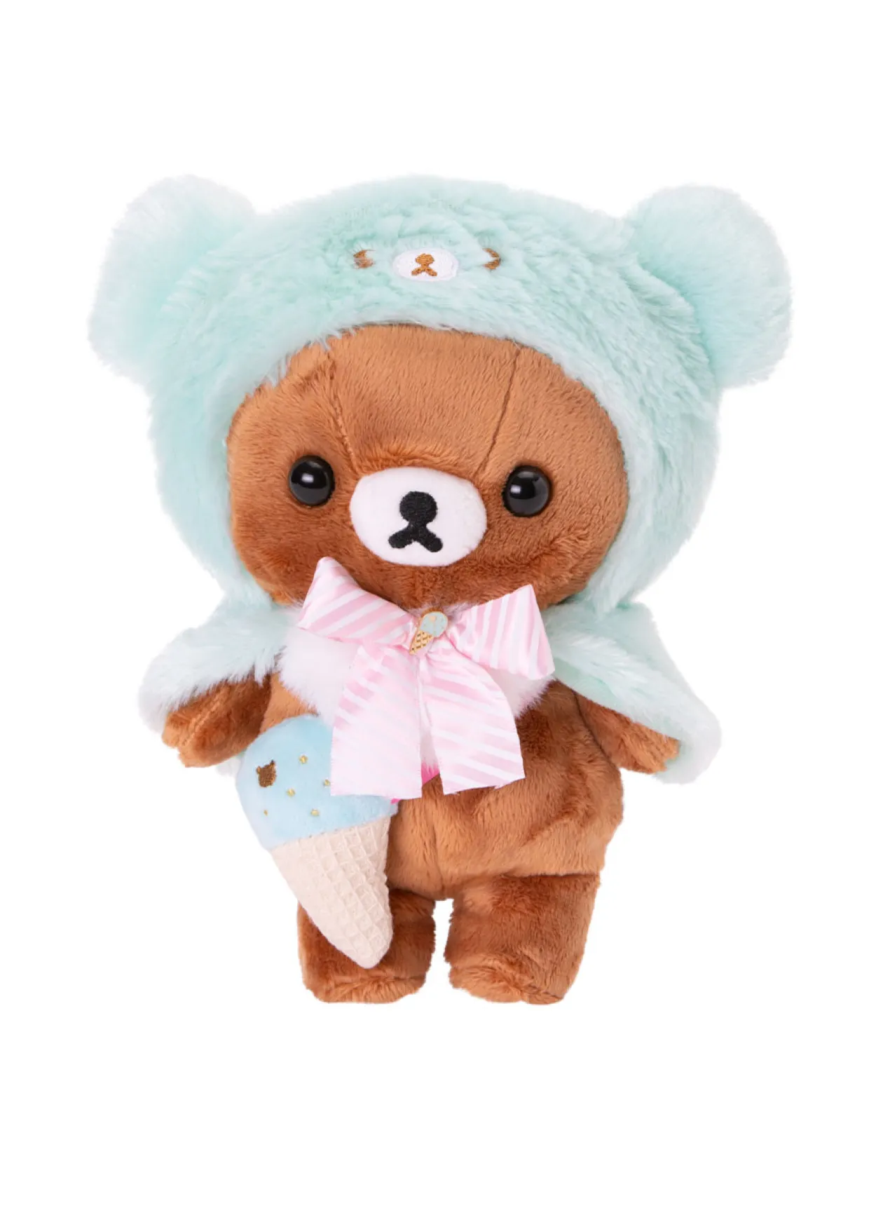 Rilakkuma Chairoikoguma San-X Original Happy Ice Cream Series Plush - Small | Rilakkuma | Plush