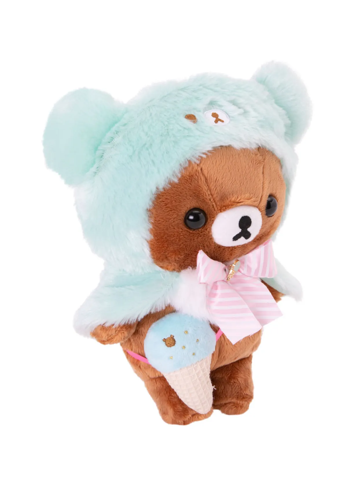 chairoikoguma_sanx_original_happy_ice_cream_series_plush__small_3.webp Rilakkuma Chairoikoguma San-X Original Happy Ice Cream Series Plush - Small | Rilakkuma | Plush