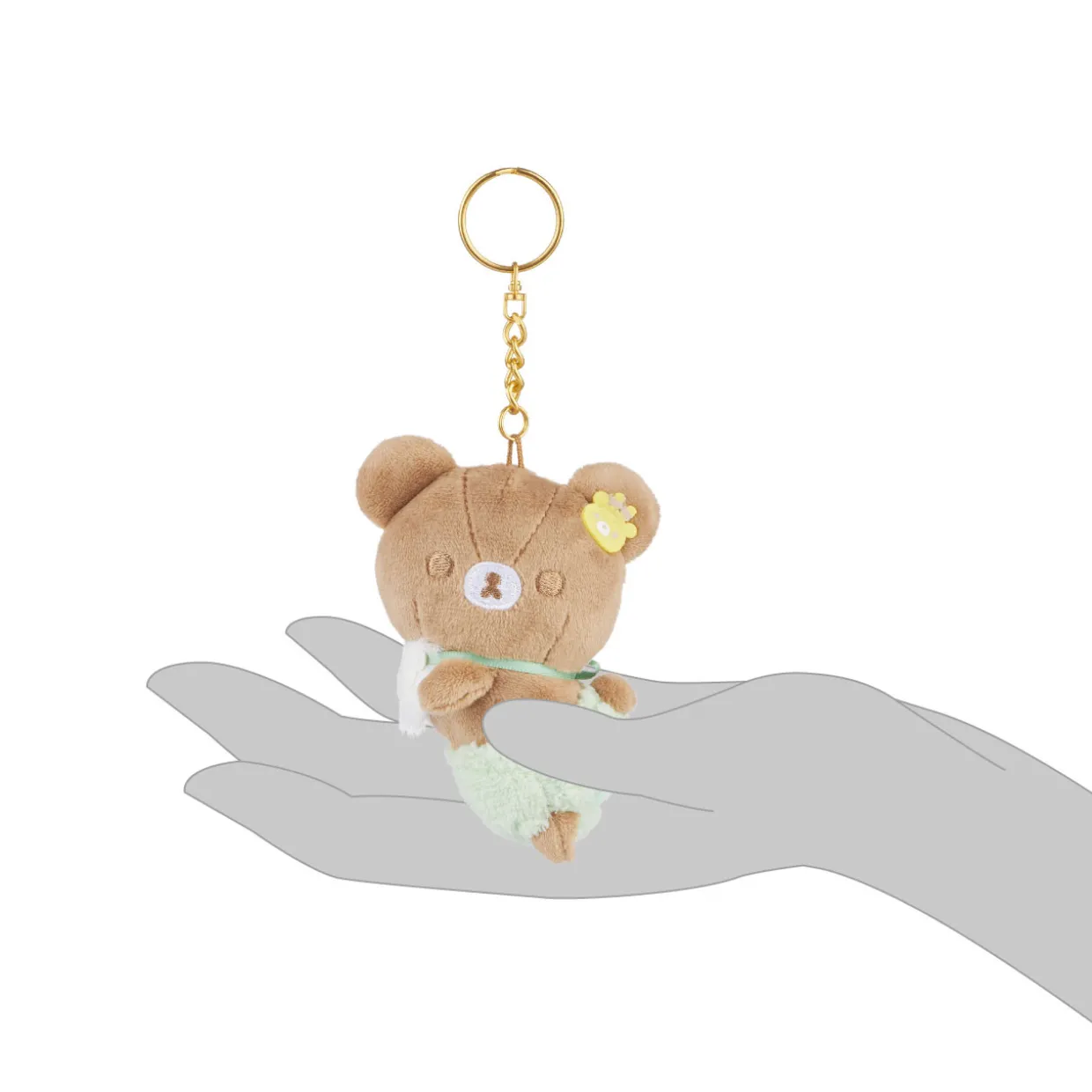 Rilakkuma Chairoikoguma San-X Original Minna De Usausababy Series Keychain Plush | Rilakkuma | Keychains