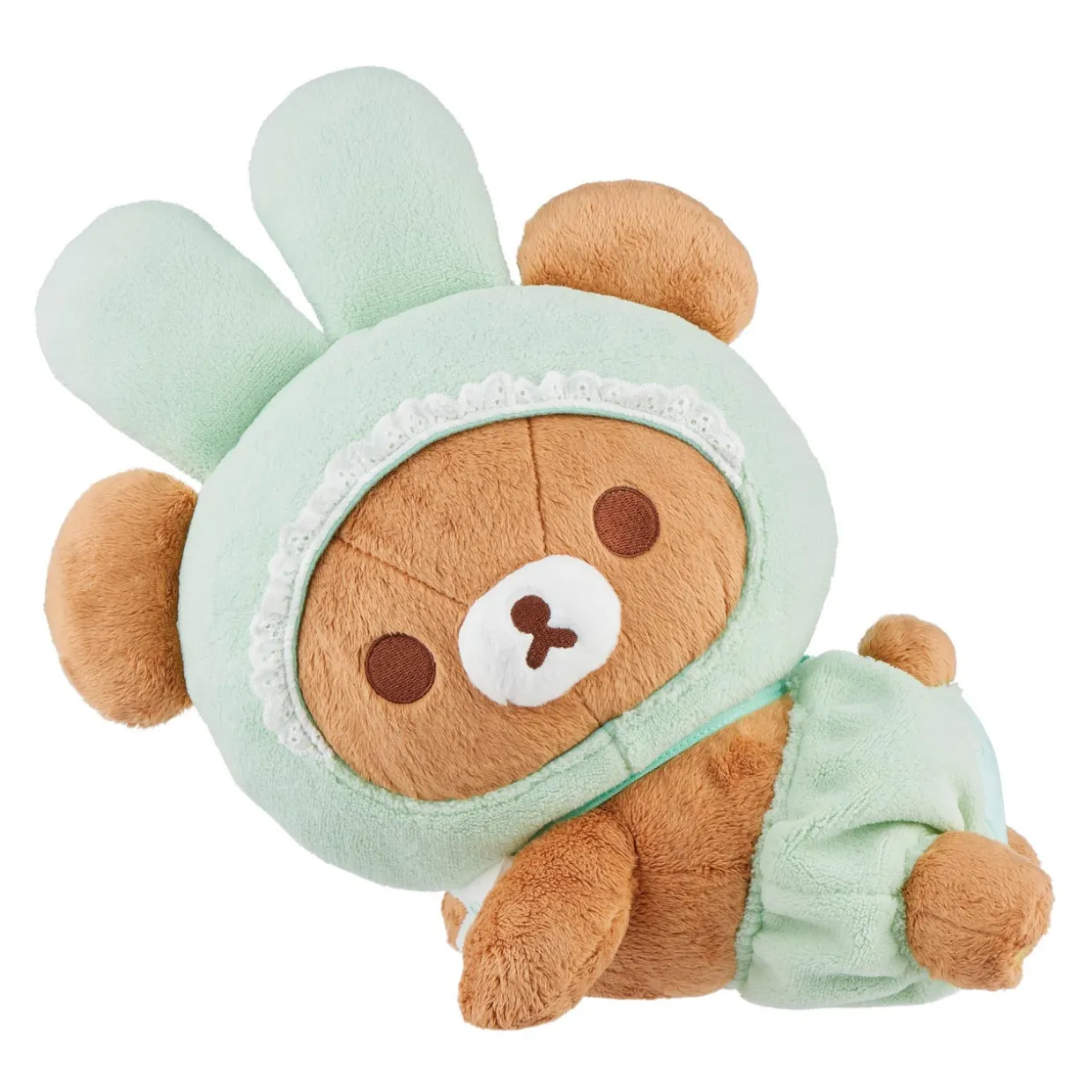 Rilakkuma Chairoikoguma San-X Original Minna De Usausababy Series Laydown Plush | Rilakkuma | Plush