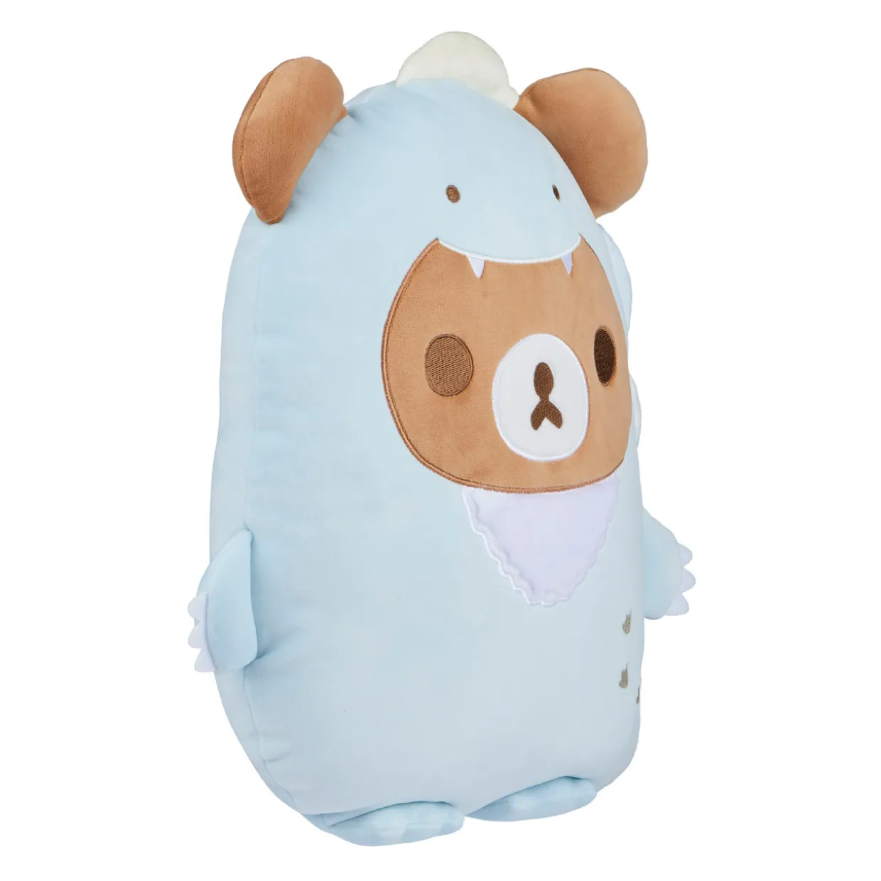 chairoikoguma_sanx_original_plays_with_dino_flat_mochi_series_plush__pastel_blue_4.webp Rilakkuma Chairoikoguma San-X Original Plays with Dino Flat Mochi Series Plush - Pastel Blue | Rilakkuma | Plush