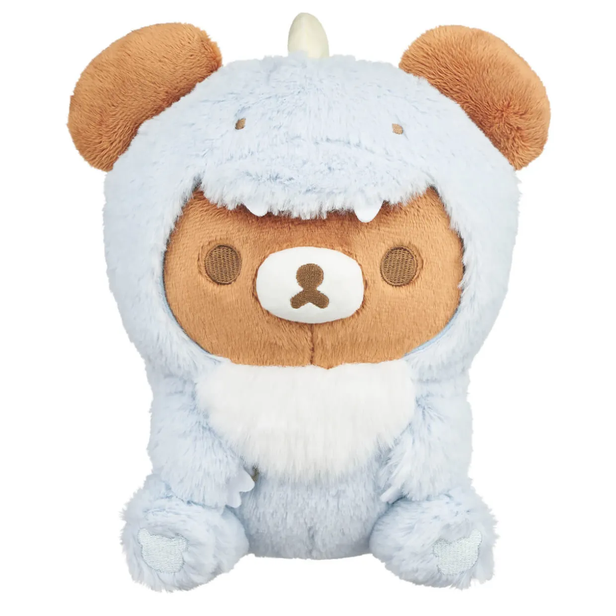 Rilakkuma Chairoikoguma San-X Original Plays with Dino Series Plush - Pastel Blue | Rilakkuma | Plush