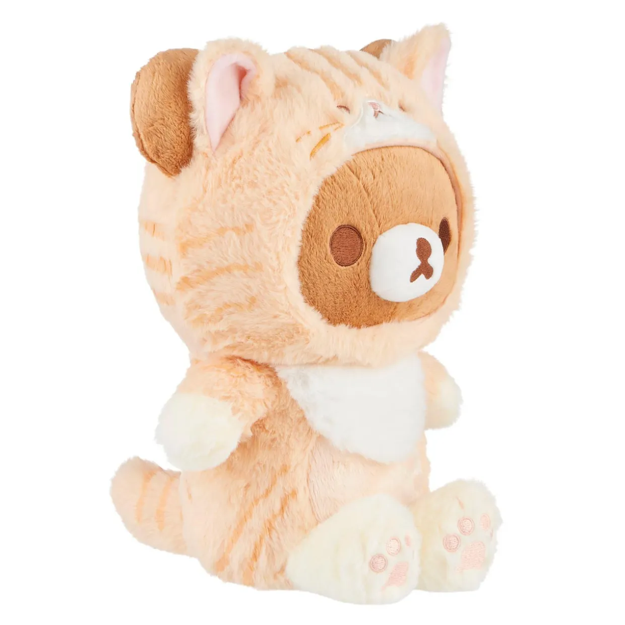 chairoikoguma_sanx_original_sitting_cat_costume_plush__medium_4.webp Rilakkuma Chairoikoguma San-X Original Sitting Cat Costume Plush - Medium | Rilakkuma | Plush