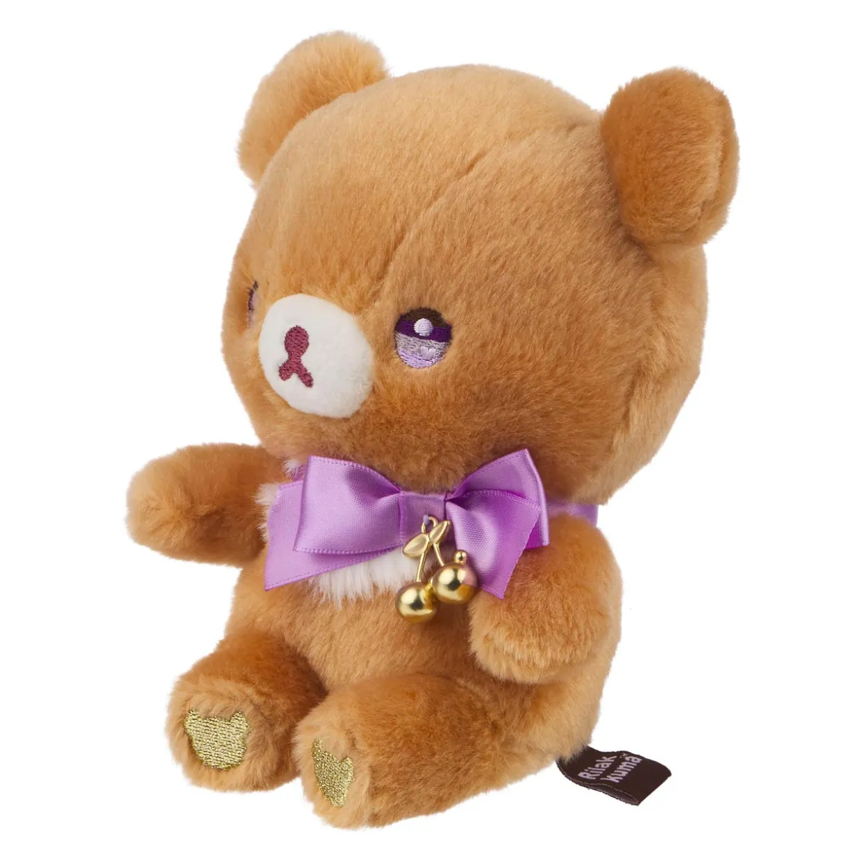 chairoikoguma_sanx_original_with_a_shining_jewel_cherry_plush_6.webp Rilakkuma Chairoikoguma San-X Original with a Shining Jewel Cherry Plush | Rilakkuma | Plush