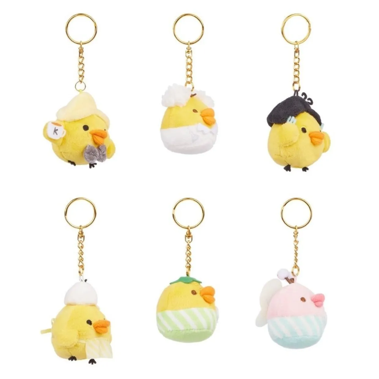 Rilakkuma Kiiroitori San-X Original Blind Box Muffin Cafe Series Keychains - 1pc | Blind Boxes