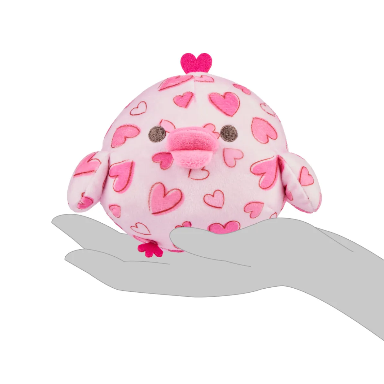 Rilakkuma Kiiroitori San-X Original Forever Love Series Plush - Pink/Red | Rilakkuma | Plush