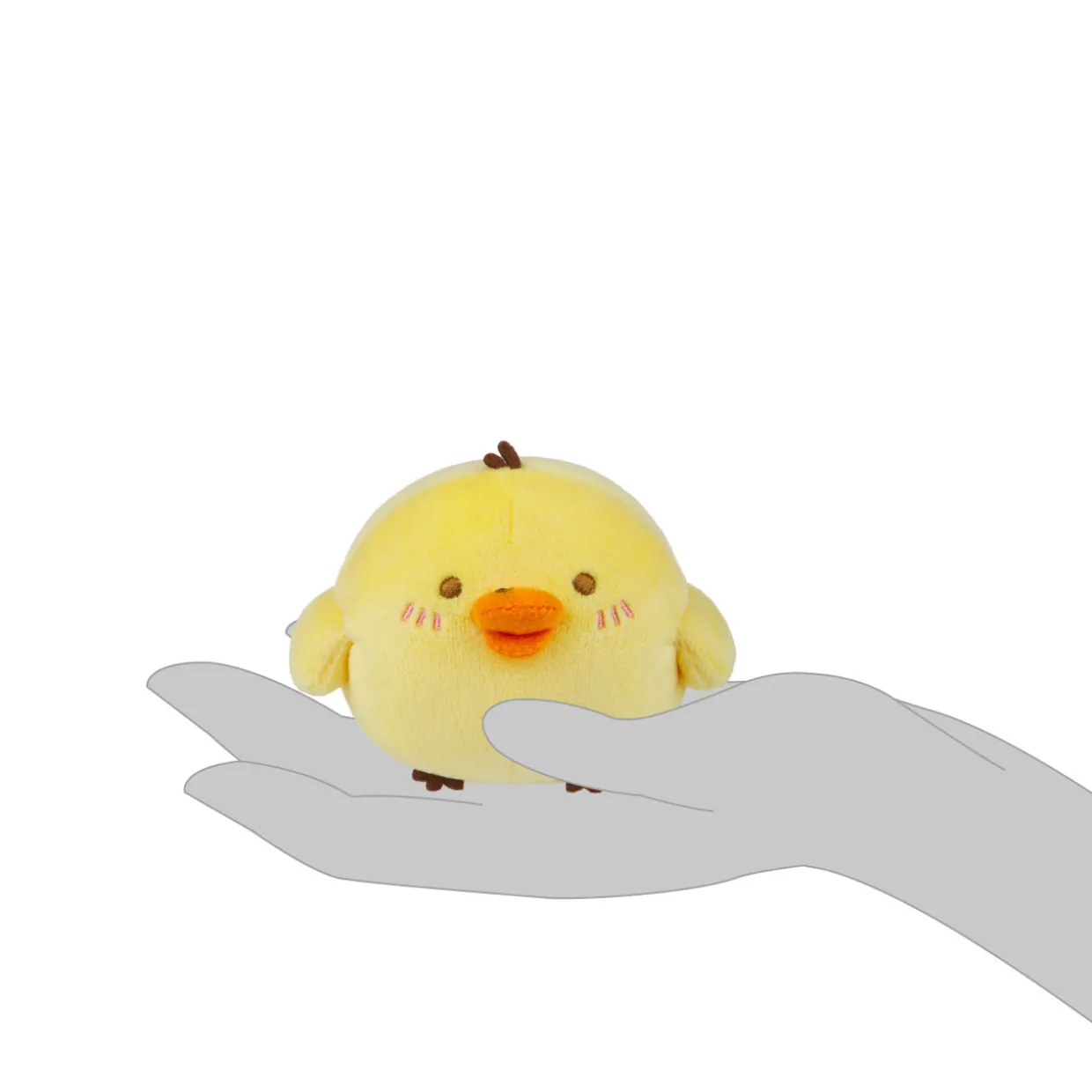 Rilakkuma Kiiroitori San-X Original Honyagurumi Series Sitting Mochi Plush | Rilakkuma | Plush