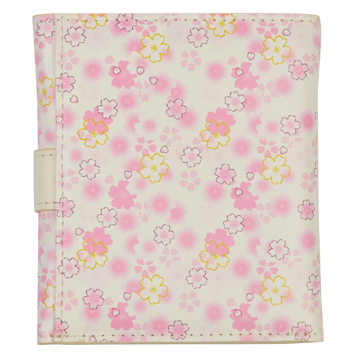 Rilakkuma Ko Sakura Cherry Blossom Pu Leather Tri-Fold Wallet Pouch | Apparel