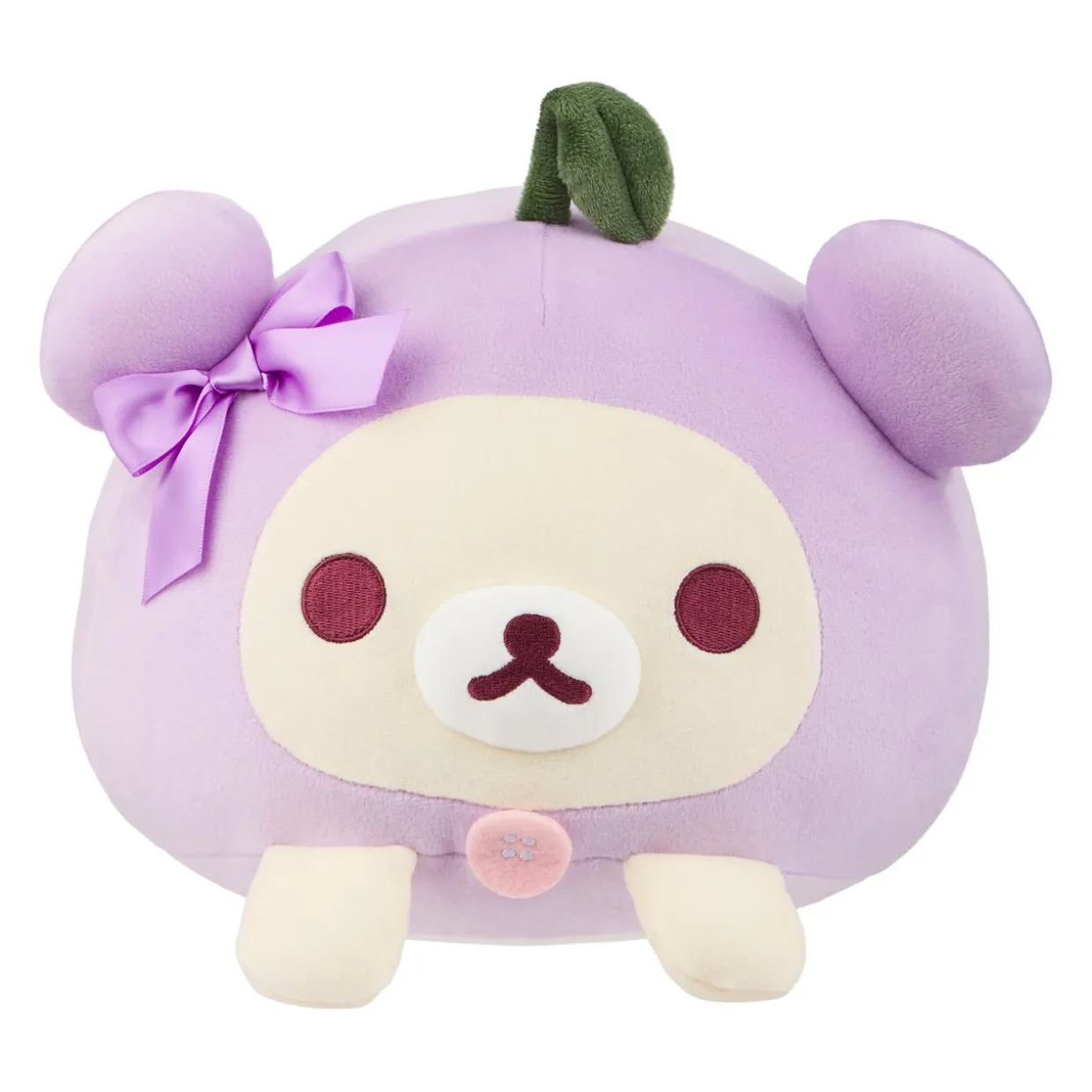 Rilakkuma Ko San-X Original Cherry Series Mochi Cushion - Purple | Rilakkuma | Plush
