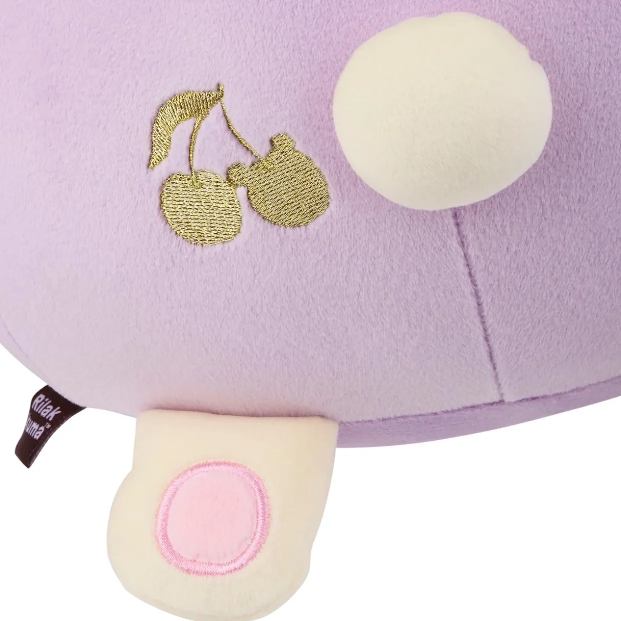 korilakkuma_sanx_original_cherry_series_mochi_cushion__purple_2.webp Rilakkuma Ko San-X Original Cherry Series Mochi Cushion - Purple | Rilakkuma | Plush