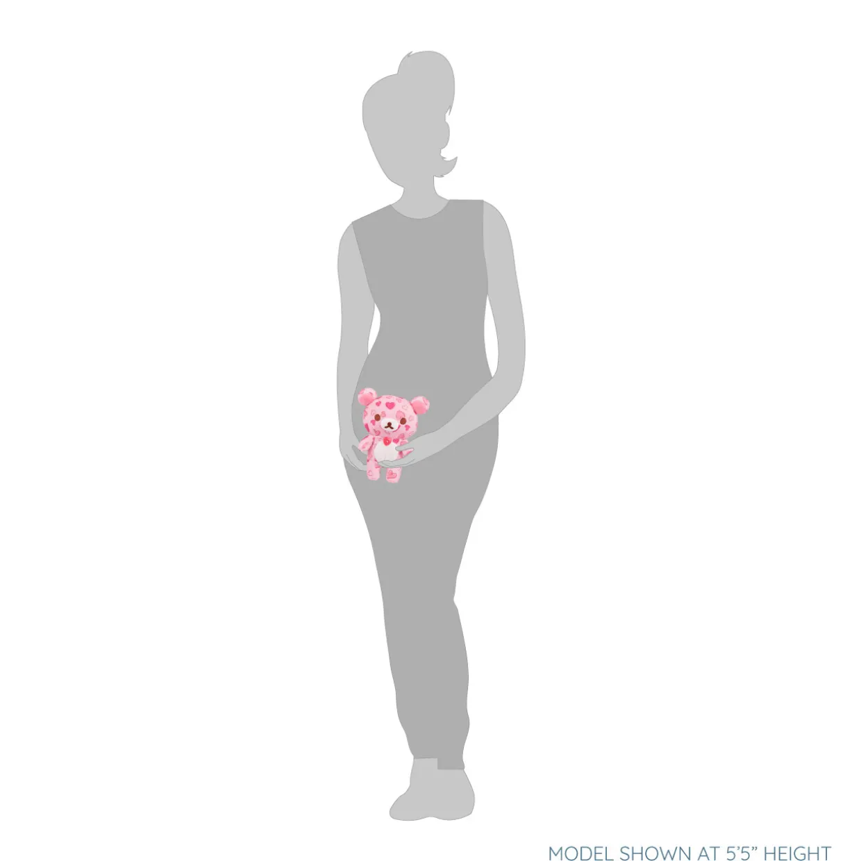 Rilakkuma Ko San-X Original Forever Love Series Plush - Pink/Red | Rilakkuma | Plush