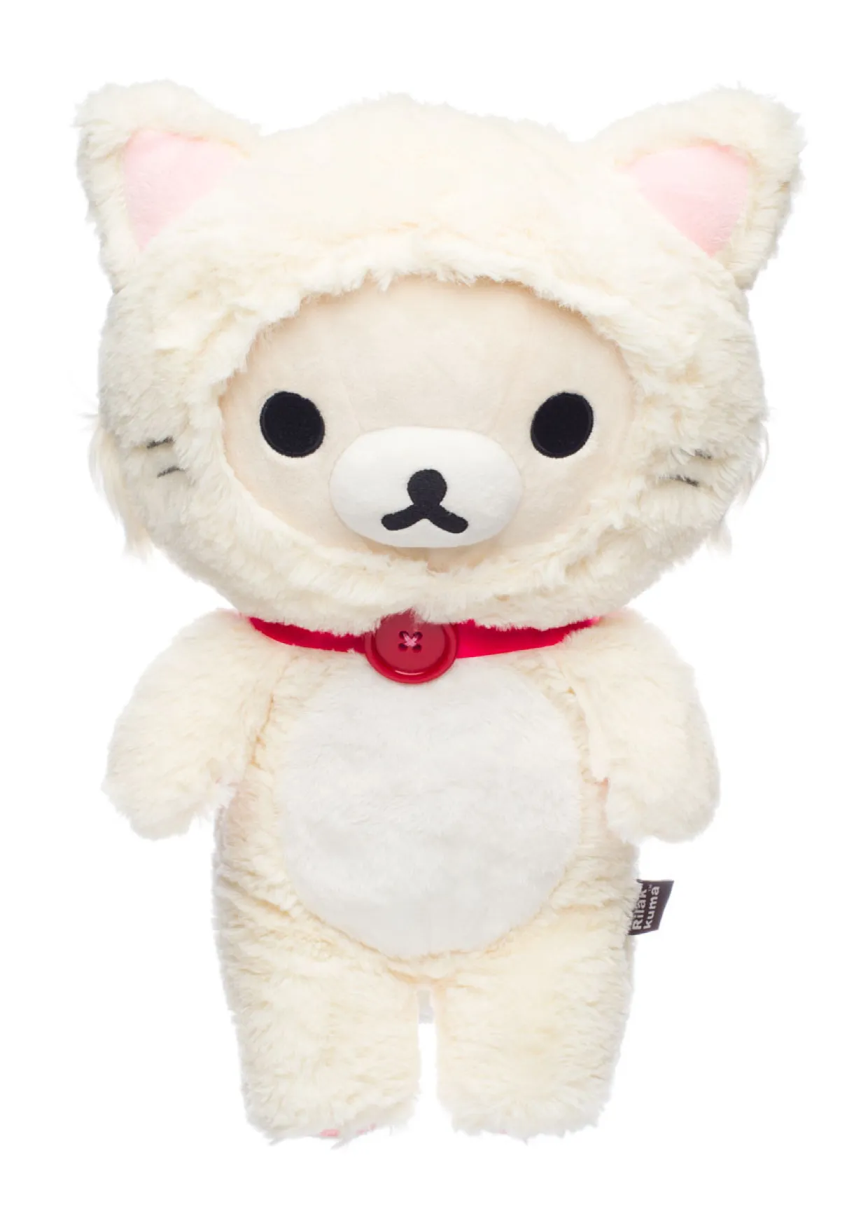 Rilakkuma Ko San-X Original In A White Fluffy Cat Costume | Rilakkuma | Plush