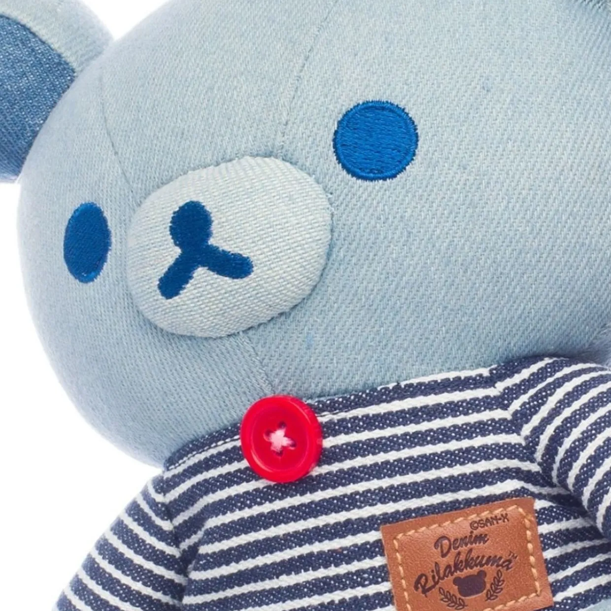 Rilakkuma Ko San-X Original in Denim Series Plush - Small | Rilakkuma | Plush