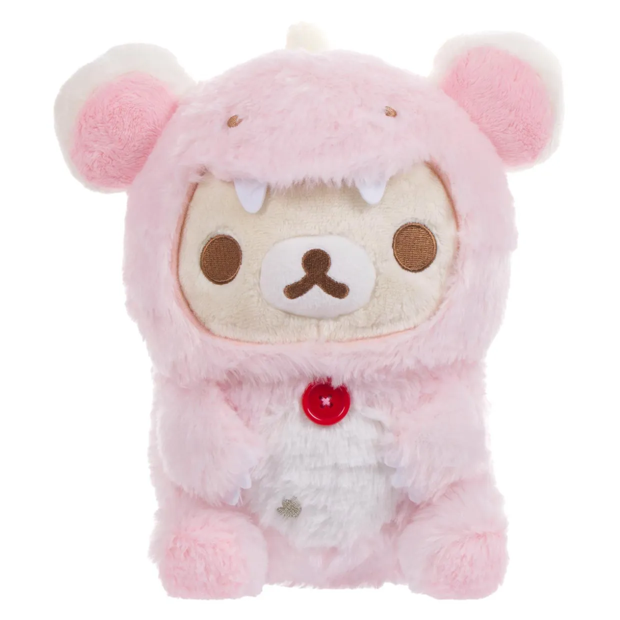 Rilakkuma Ko San-X Original Plays with Dino Series Plush - Pastel Pink | Rilakkuma | Plush