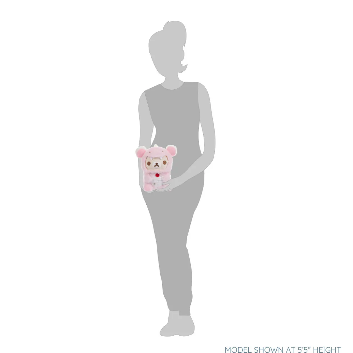 Rilakkuma Ko San-X Original Plays with Dino Series Plush - Pastel Pink | Rilakkuma | Plush