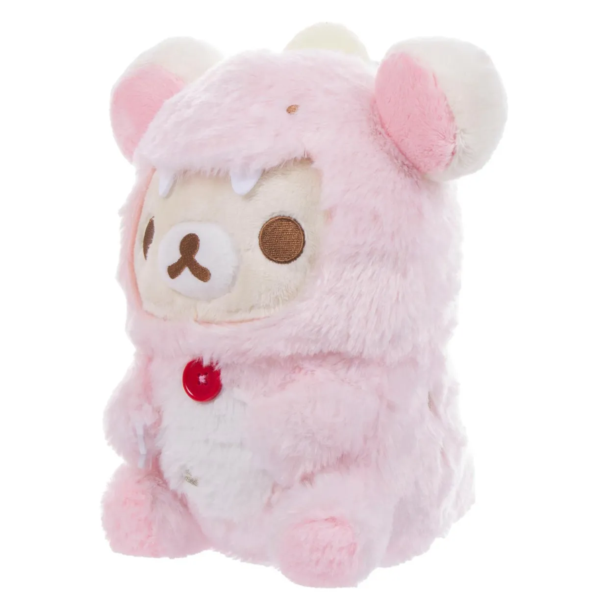 korilakkuma_sanx_original_plays_with_dino_series_plush__pastel_pink_4.webp Rilakkuma Ko San-X Original Plays with Dino Series Plush - Pastel Pink | Rilakkuma | Plush