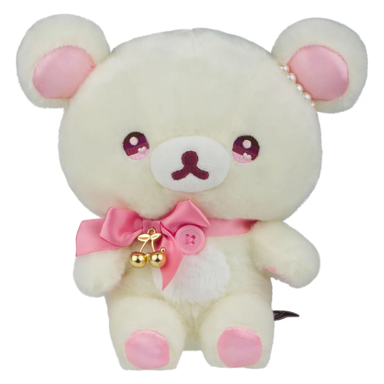 Rilakkuma Ko San-X Original with a Shining Jewel Cherry Plush | Rilakkuma | Plush
