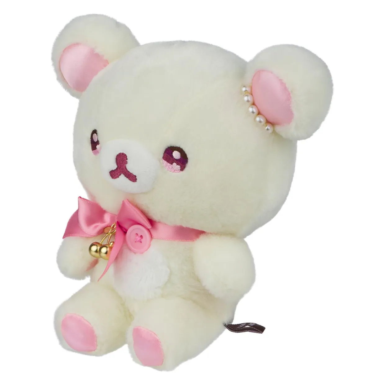 korilakkuma_sanx_original_with_a_shining_jewel_cherry_plush_3.webp Rilakkuma Ko San-X Original with a Shining Jewel Cherry Plush | Rilakkuma | Plush
