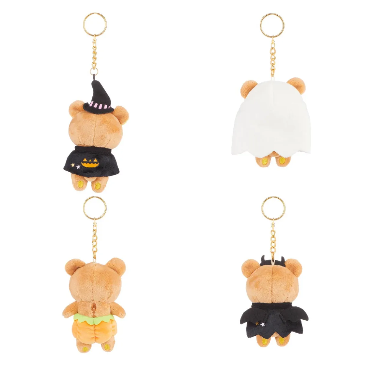 Rilakkuma San-X Original Halloween Series Plush Keychain Blind Box - 1pc | Rilakkuma | Keychains