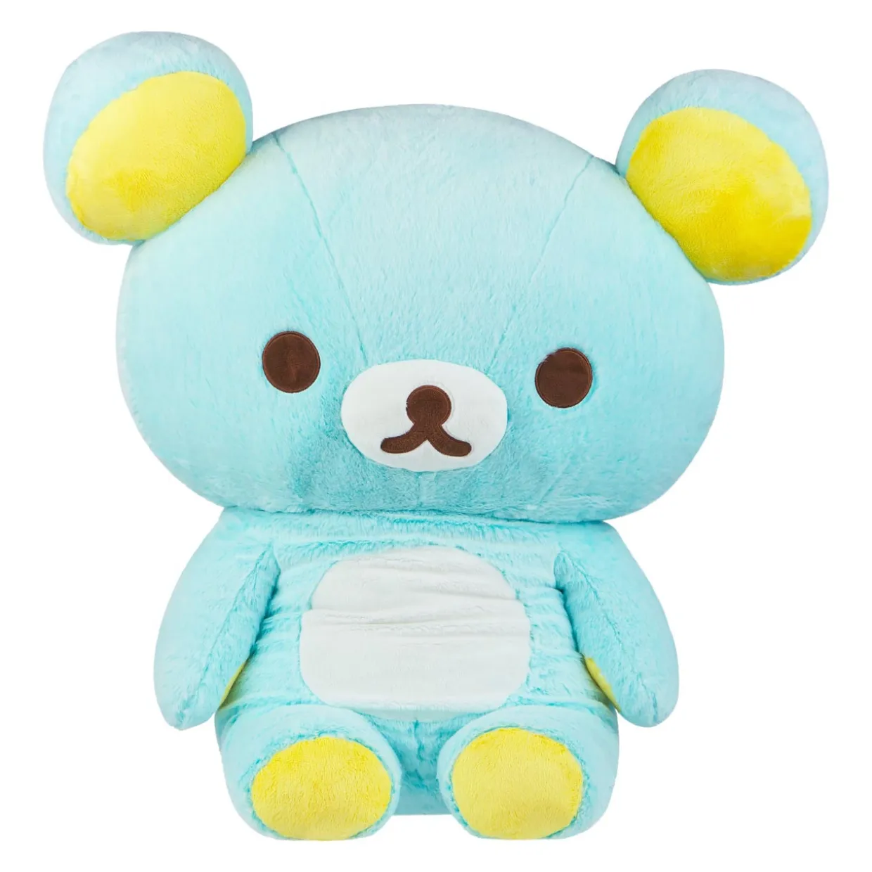 Rilakkuma San-X Original Long Pile Sherbet Series JUMBO Plush - Blue | Rilakkuma | Plush