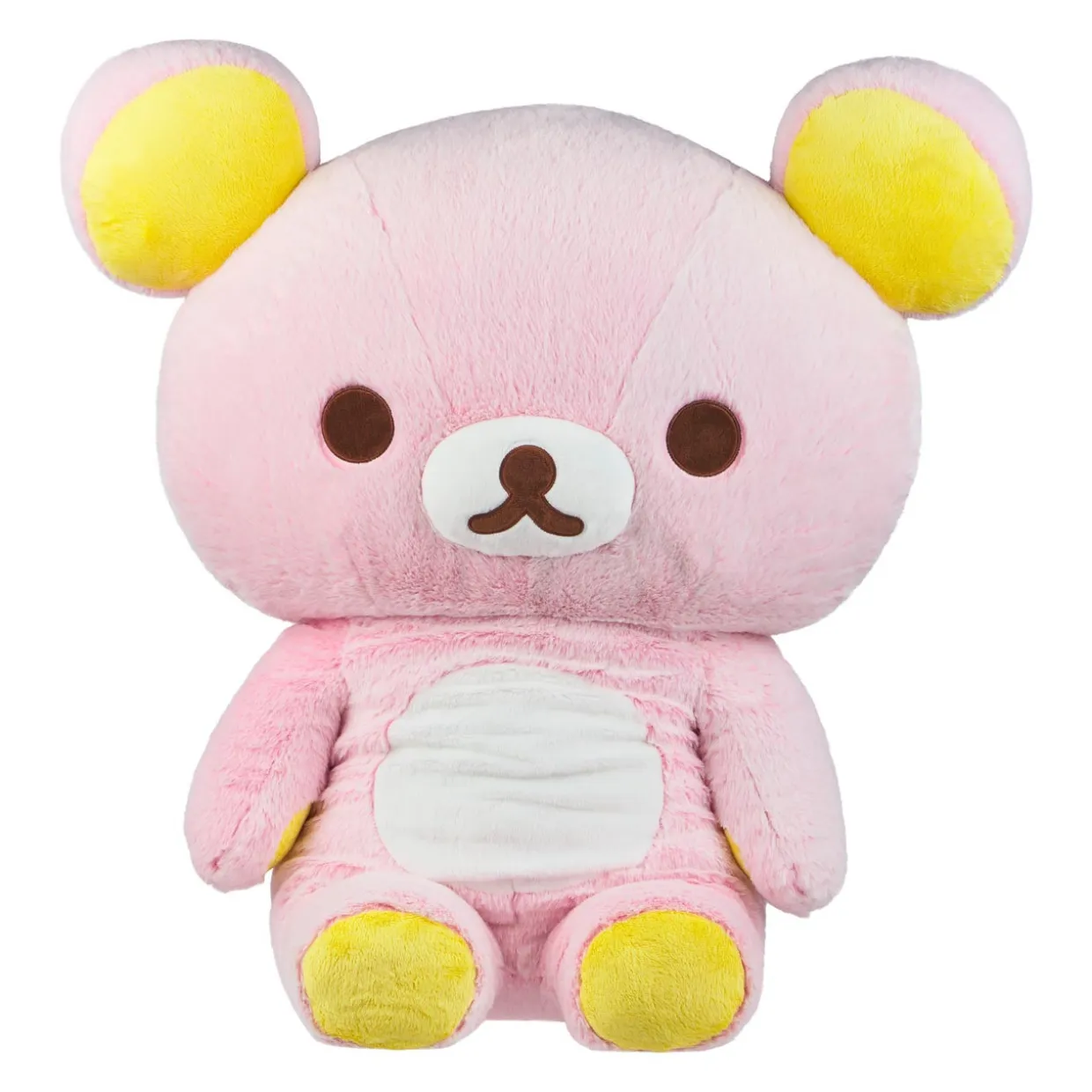 Rilakkuma San-X Original Long Pile Sherbet Series JUMBO Plush - Soft Pink | Rilakkuma | Plush