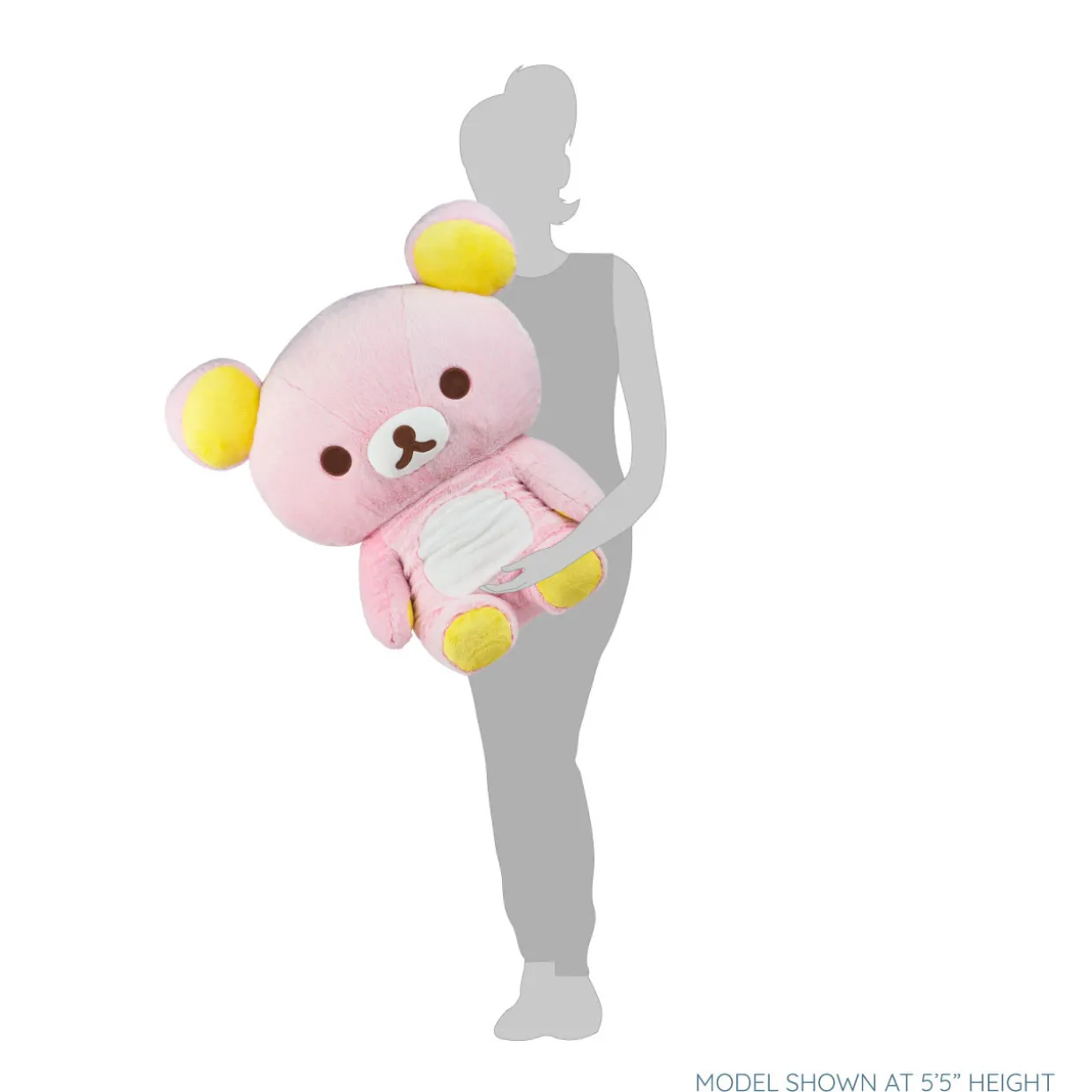 Rilakkuma San-X Original Long Pile Sherbet Series JUMBO Plush - Soft Pink | Rilakkuma | Plush