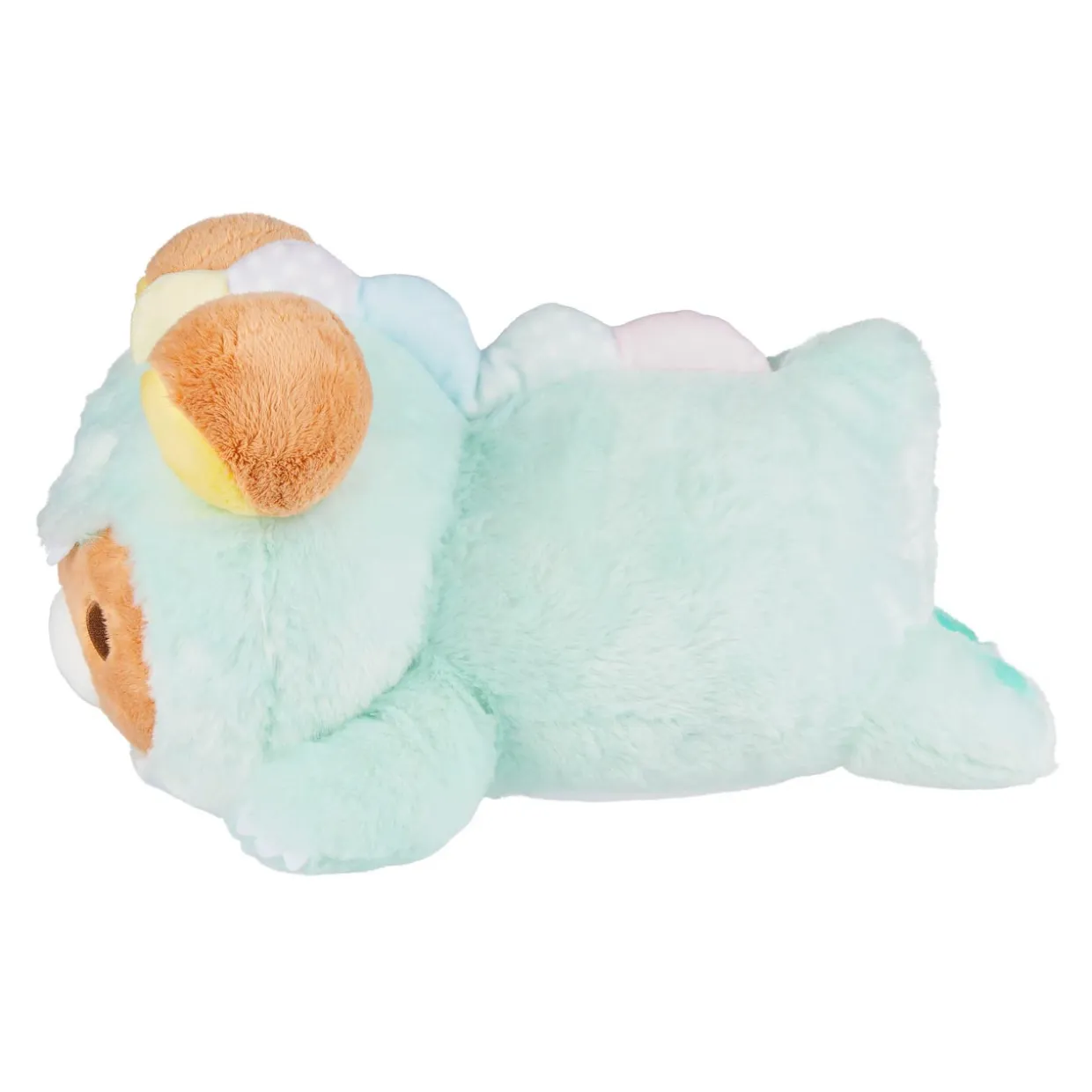 Rilakkuma San-X Original Plays with Dino Laydown Series Plush - Soft Green | Rilakkuma | Plush