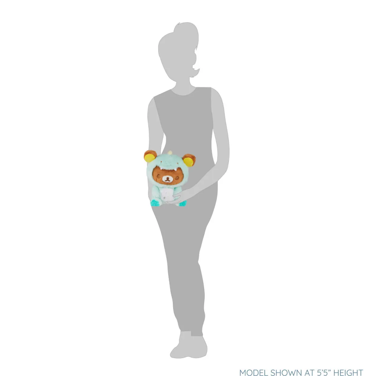 Rilakkuma San-X Original Plays with Dino Series Plush - Pastel Green | Rilakkuma | Plush