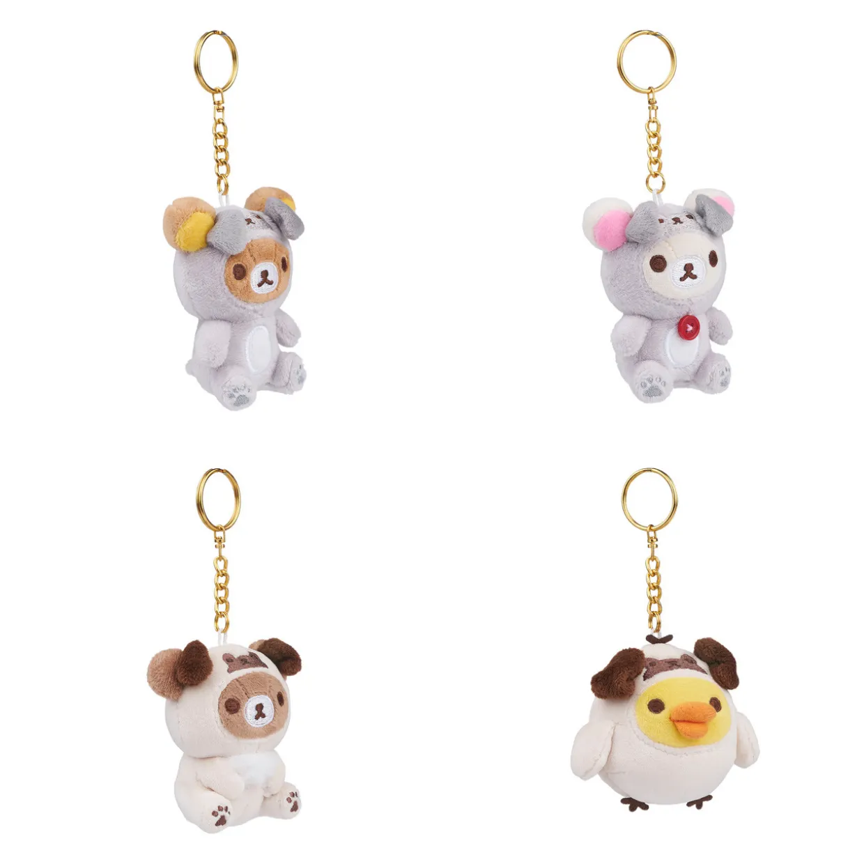 Rilakkuma San-X Original Pug Series Blind Box Keychains - 1pc | Rilakkuma