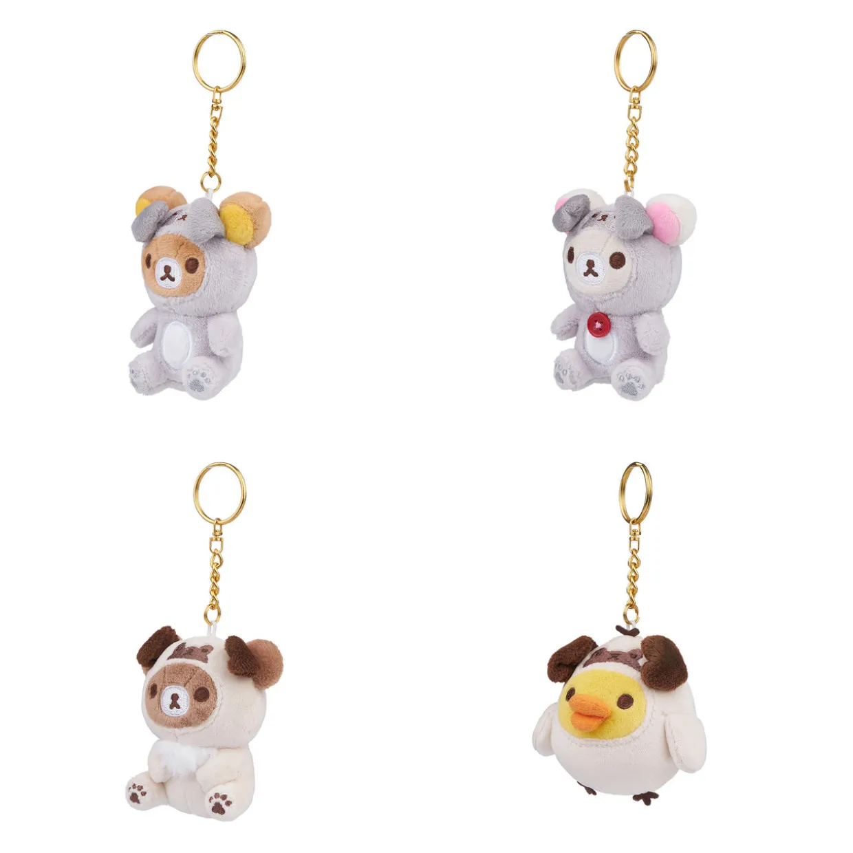 Rilakkuma San-X Original Pug Series Blind Box Keychains - 1pc | Rilakkuma