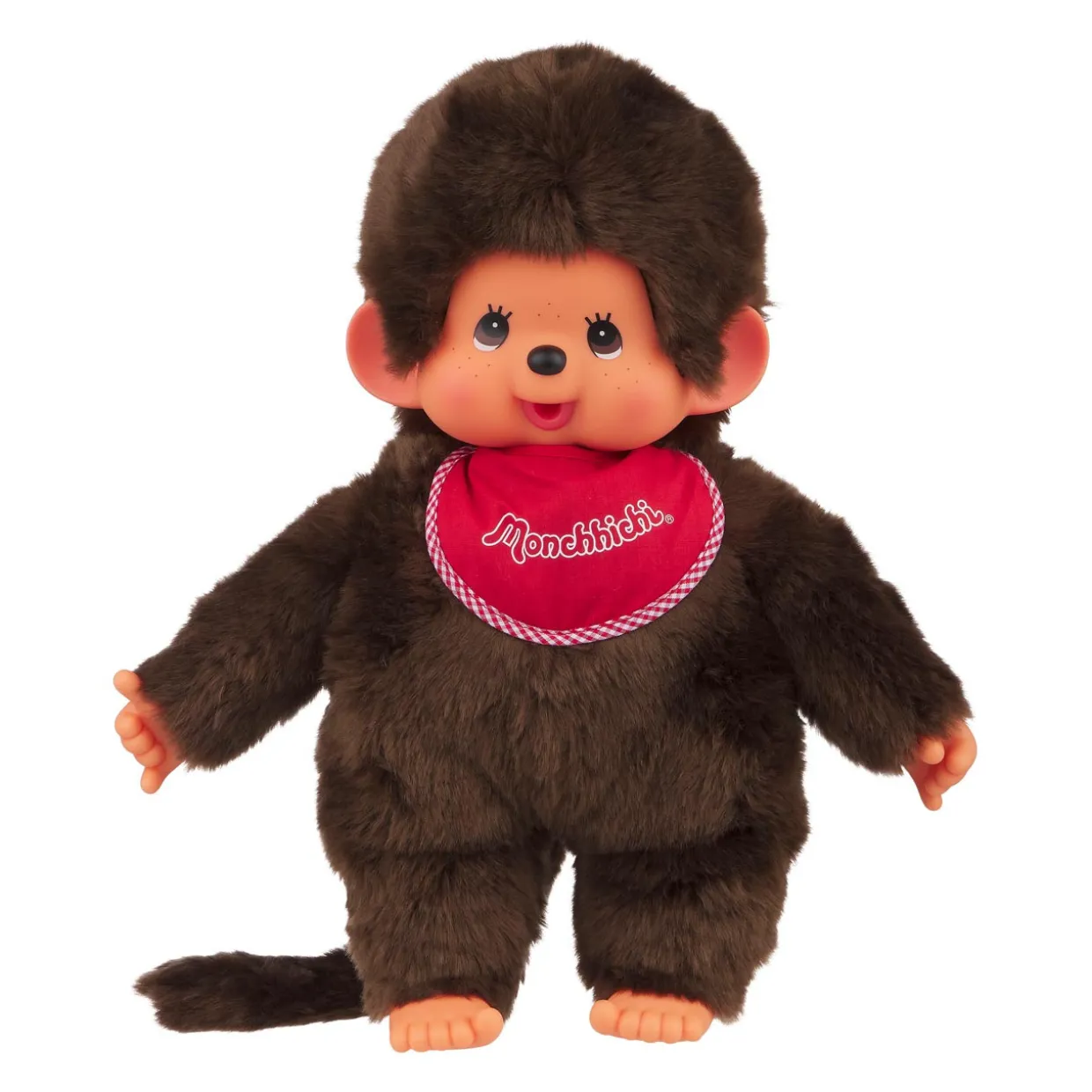 Monchhichi Sekiguchi Classic Boy RED Plush Doll - 17 Inch | Monchhichi | Plush
