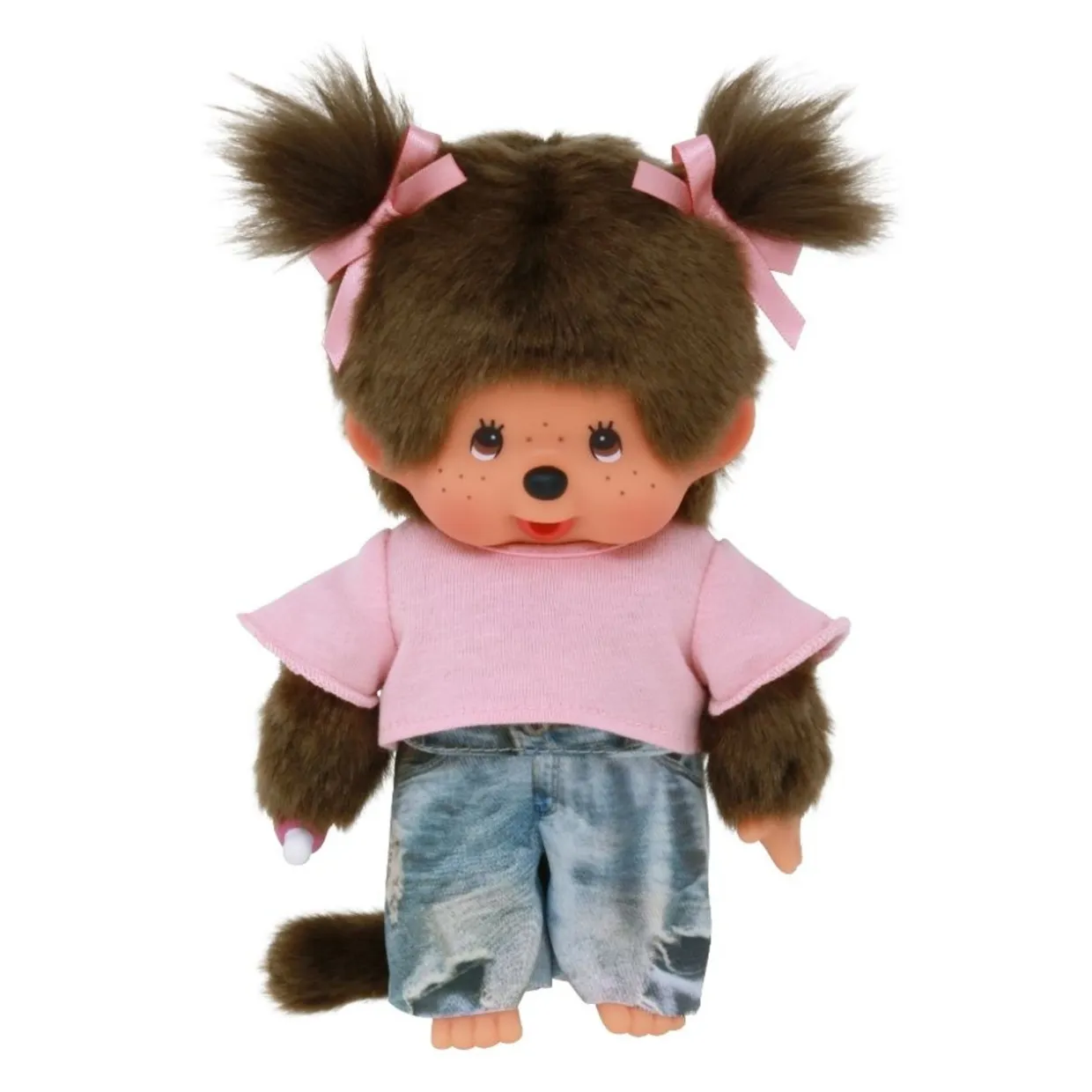 Monchhichi Sekiguchi Girl Street Fashion Plush Doll - Pink | Monchhichi | Plush