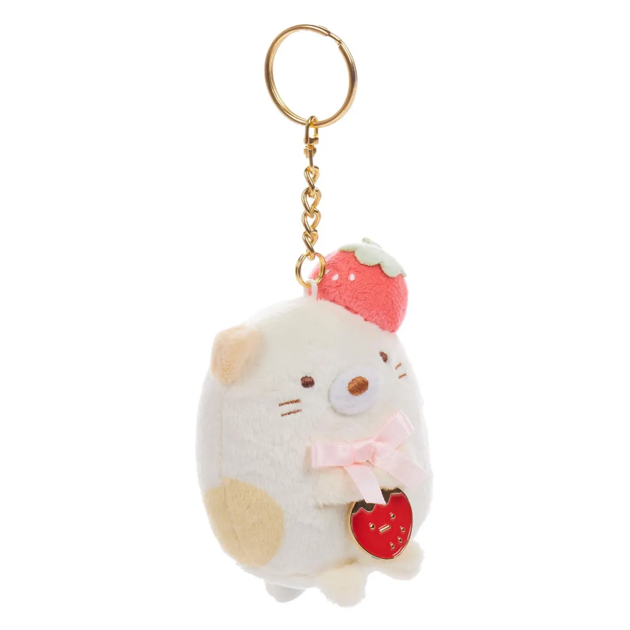 sumikkogurashi_neko_sanx_original_strawberry_series_keychain_2.webp Sumikko Gurashi Sumikkogurashi Neko San-X Original Strawberry Series Keychain | Sumikkogurashi | Plush