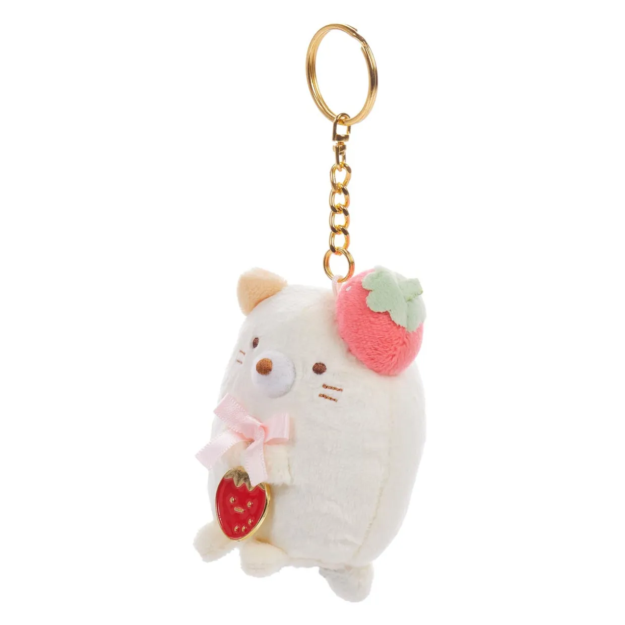 sumikkogurashi_neko_sanx_original_strawberry_series_keychain_4.webp Sumikko Gurashi Sumikkogurashi Neko San-X Original Strawberry Series Keychain | Sumikkogurashi | Plush